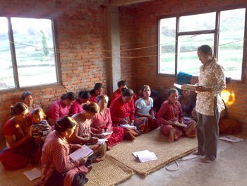 Nepal-literacy-class