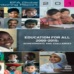 Education For All 2000-2015